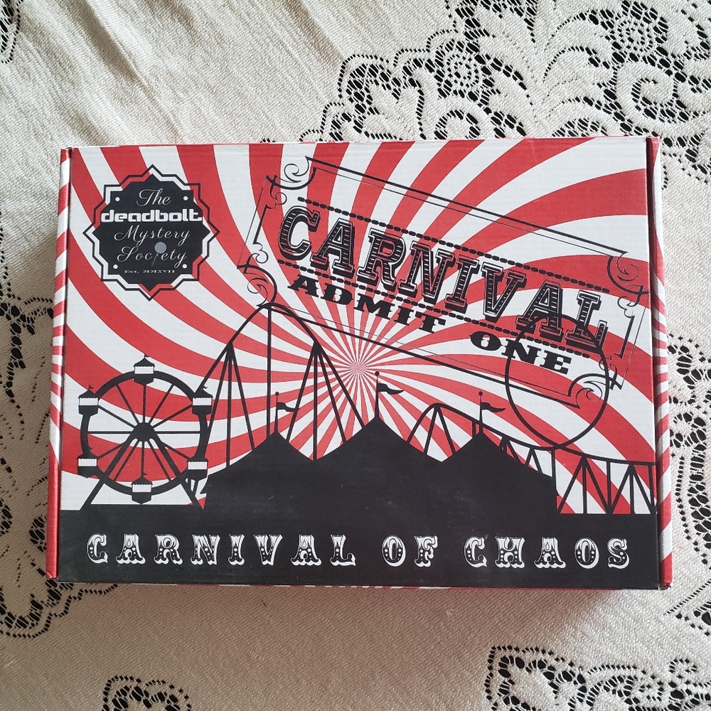 Deadbolt mystery society carnival of chaos game